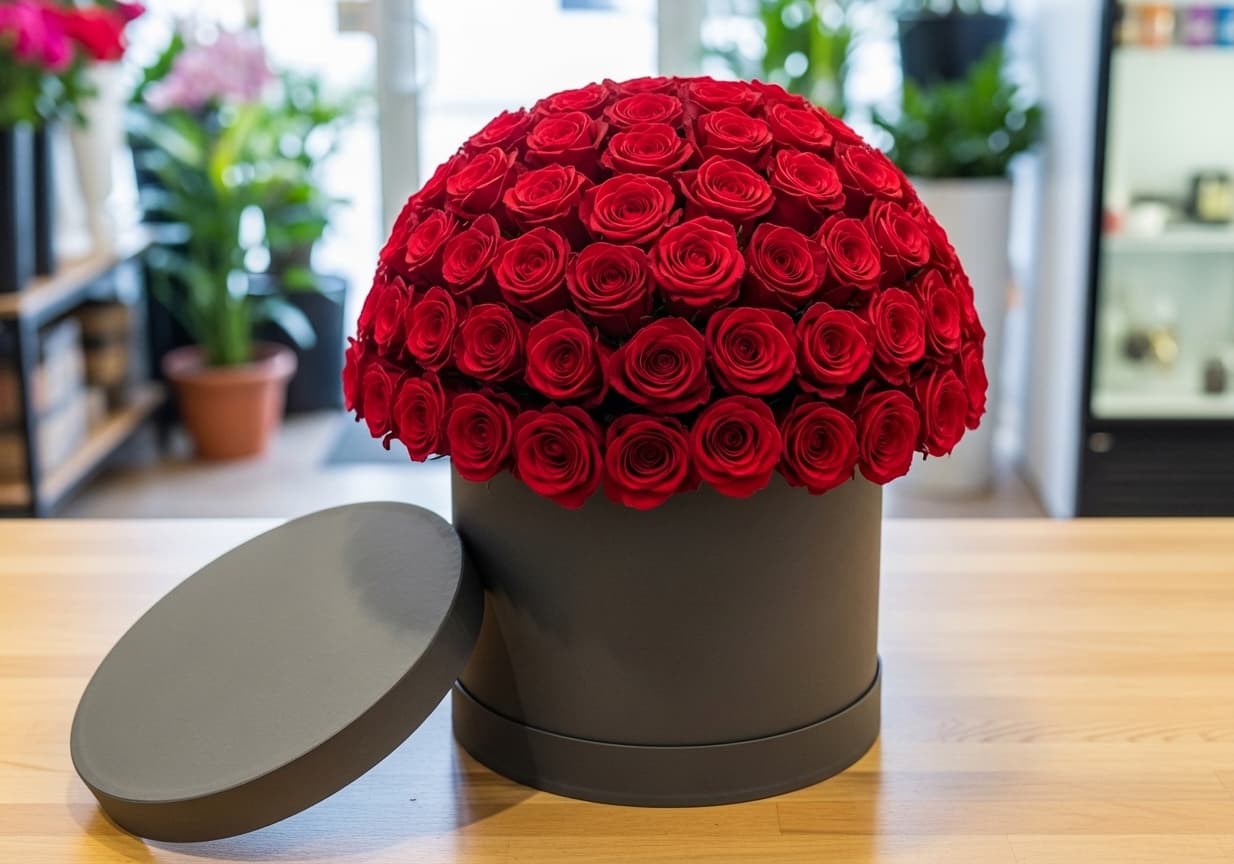 Букет троянд 501 шт у коробці