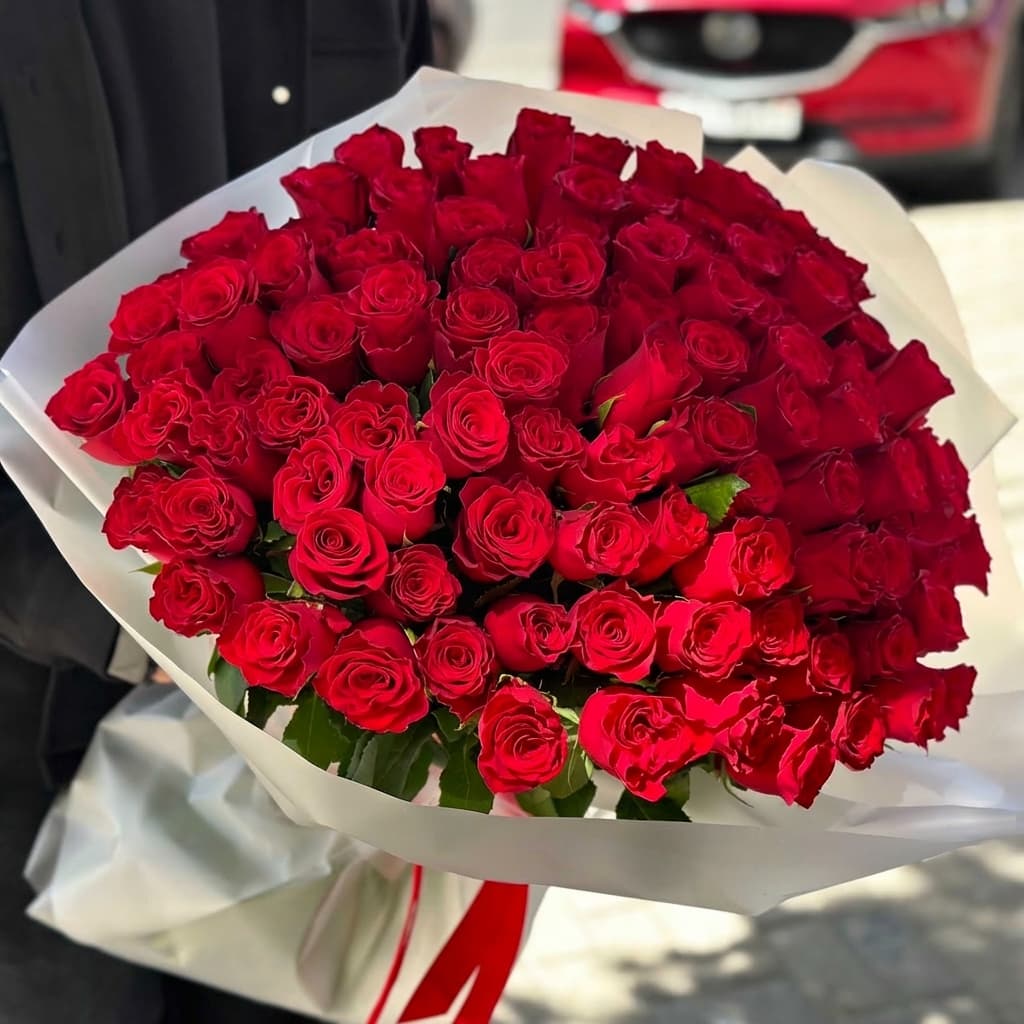 Букет троянд 51 шт